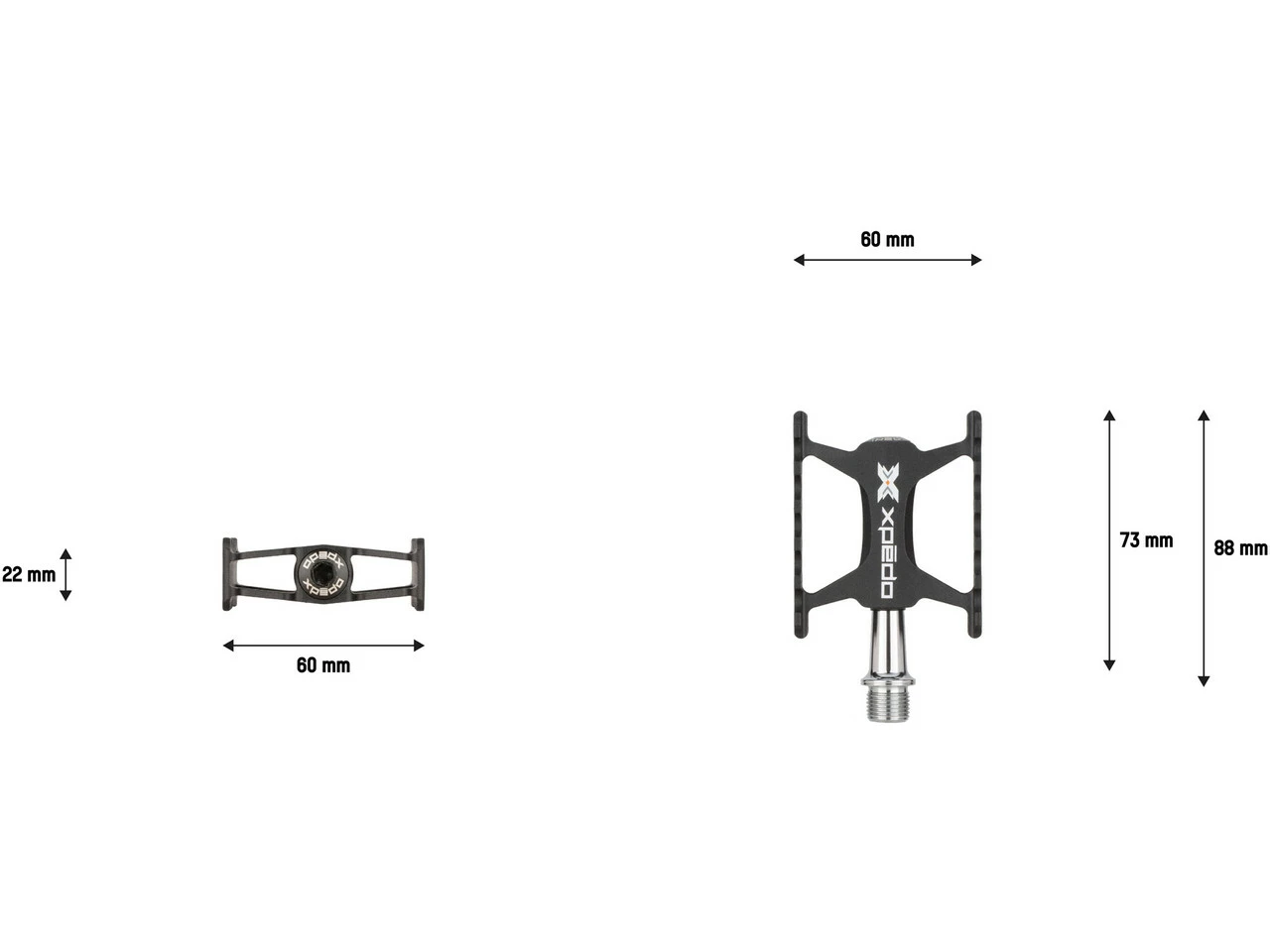 Xpedo Traverse 1 Plattformpedale – Hochwertige Fahrradpedale für optimale Leistung – Bild 5