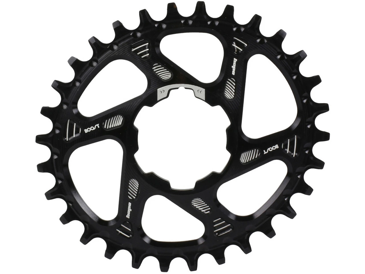 HOPE Oval Spiderless Boost Retainer Ring Direct Mount Kettenblatt – Hochwertiges Kettenblatt für optimale Performance