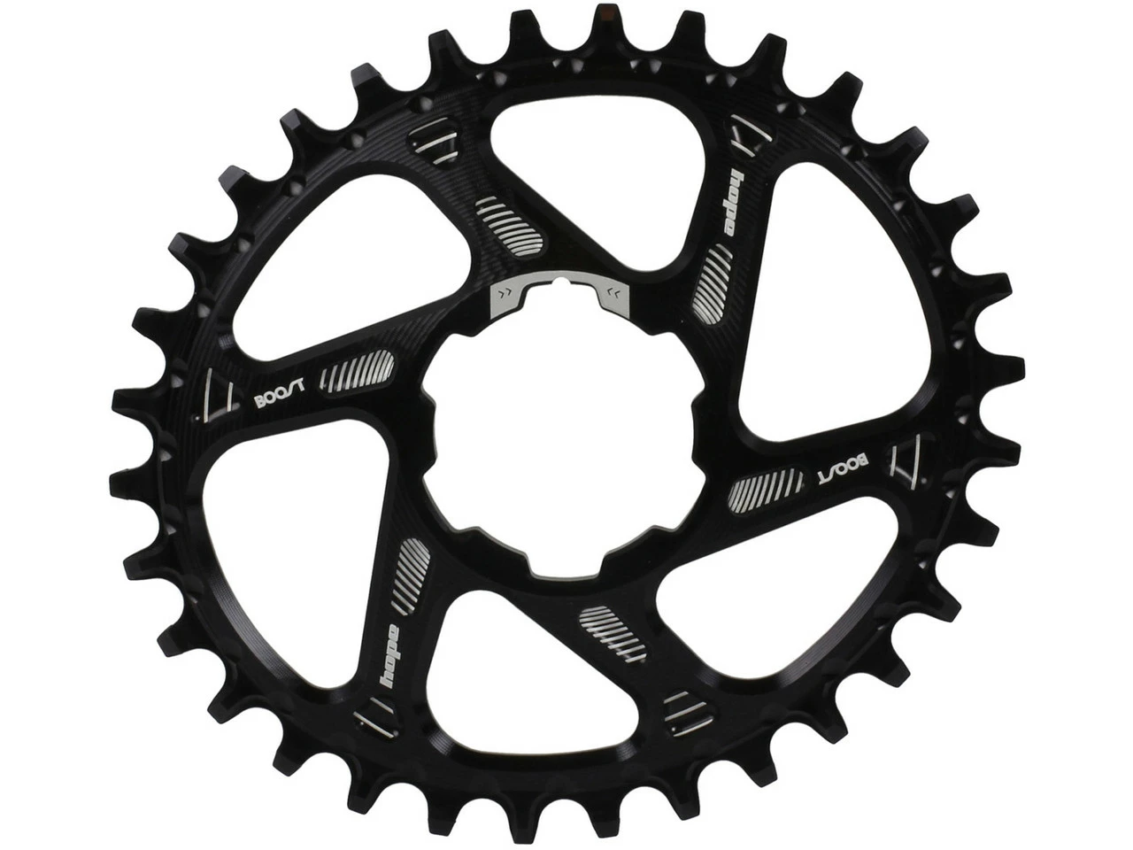 HOPE Oval Spiderless Boost Retainer Ring Direct Mount Kettenblatt – Hochwertiges Kettenblatt für optimale Performance – Bild 2