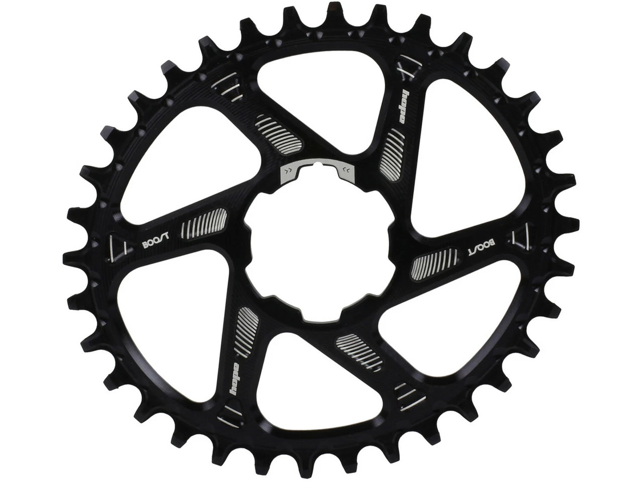 HOPE Oval Spiderless Boost Retainer Ring Direct Mount Kettenblatt – Hochwertiges Kettenblatt für optimale Performance – Bild 4