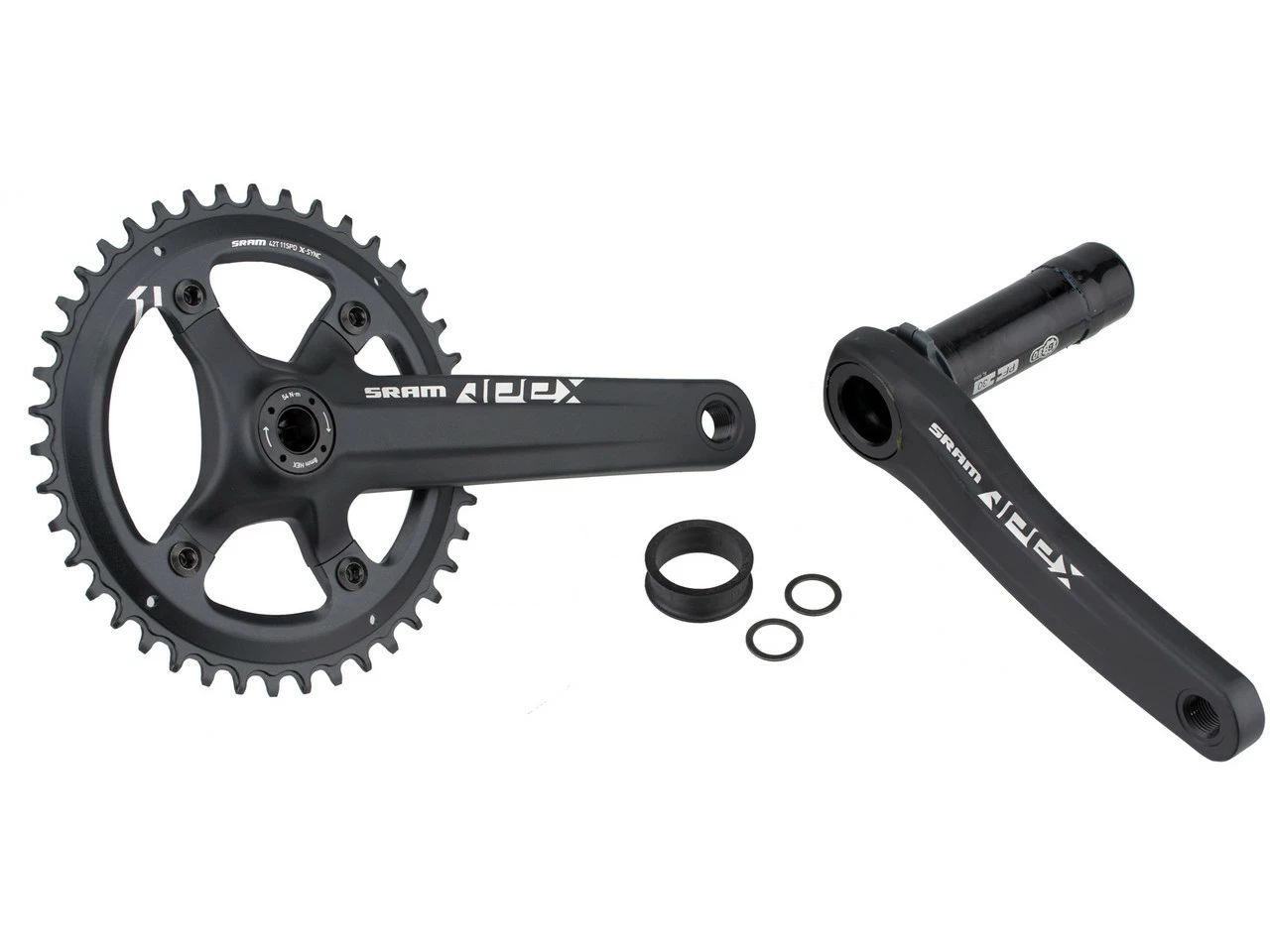 SRAM Apex 1 BB30 1x10-/1x11-fach Kurbelgarnitur, 110 mm - Hochwertige Fahrradkurbeln – Bild 4