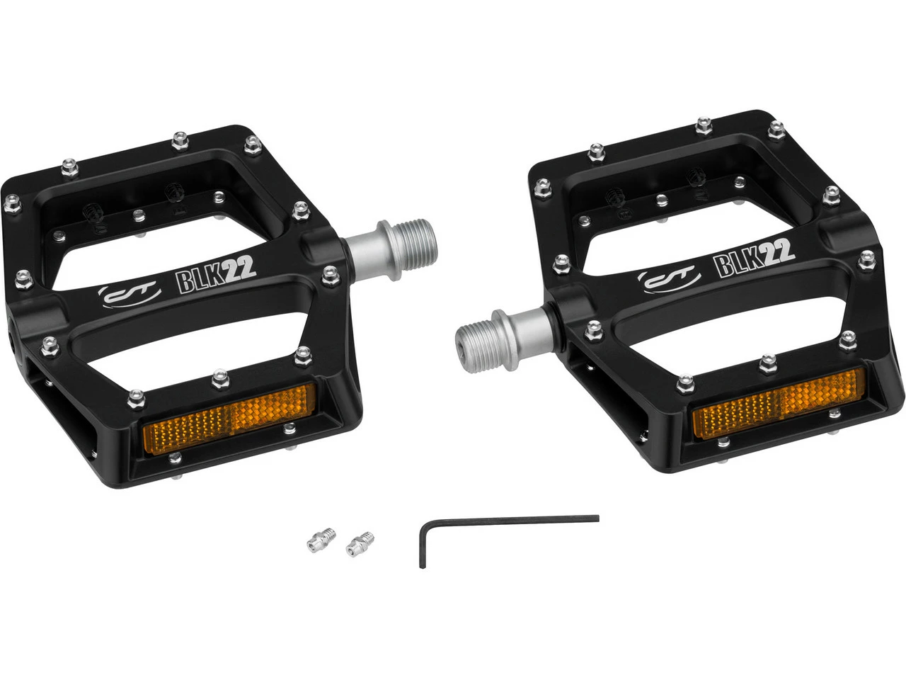 Contec Black22 Plattformpedale – Hochwertige Pedale für Fahrräder – Bild 4