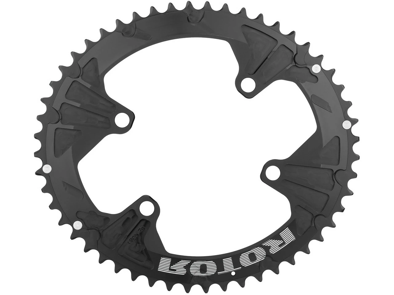 Rotor Kettenblatt ALDHU 3D+ / VEGAST, 4-Arm, Q-Rings, 110 mm Lochkreis - Hochwertiges Kettenblatt für optimale Leistung – Bild 4