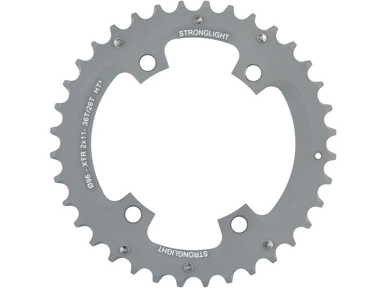 Stronglight HT3 Kettenblatt Shimano FC-M9000 11-fach, 4-Arm, 96/64 Mm Lochkreis | Hochwertiges Kettenblatt für optimale Leistung