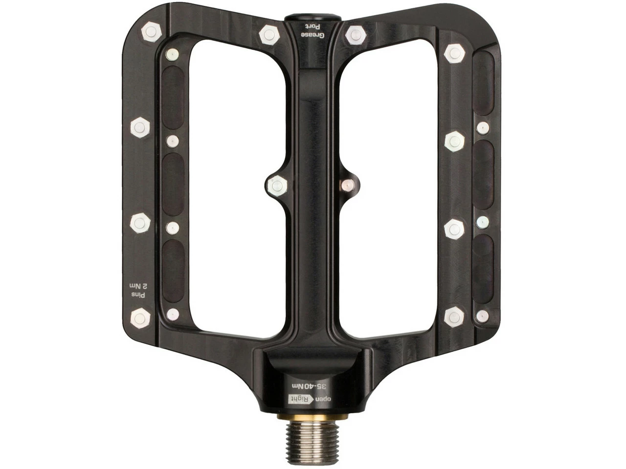Syntace NumberNine2 Titan Plattformpedale - Hochwertige Pedale für optimalen Halt und Komfort – Bild 2