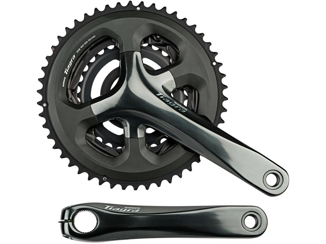 Shimano Tiagra Kurbelgarnitur FC-4703 - Hochwertige Kurbeln für Fahrräder – Bild 2