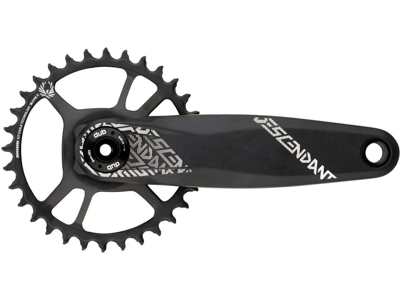 TRUVATIV Descendant 6K Direct Mount Eagle DUB 12-fach Kurbelgarnitur – Hochwertige Kurbeln für MTB und E-Bikes