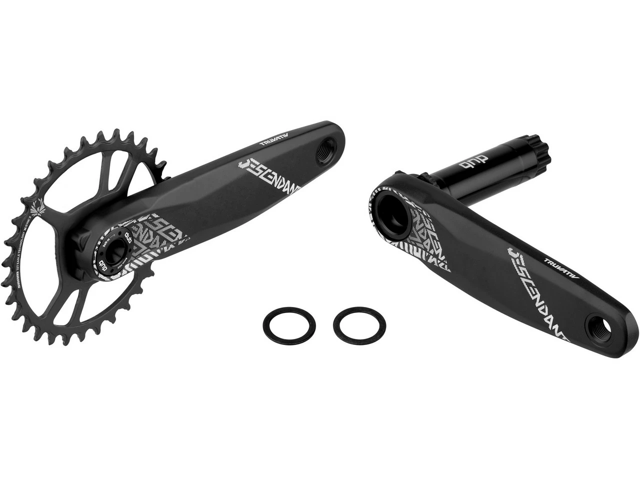TRUVATIV Descendant 6K Eagle Boost Direct Mount DUB 12-fach Kurbelgarnitur - Hochwertige Kurbeln für Mountainbikes – Bild 3