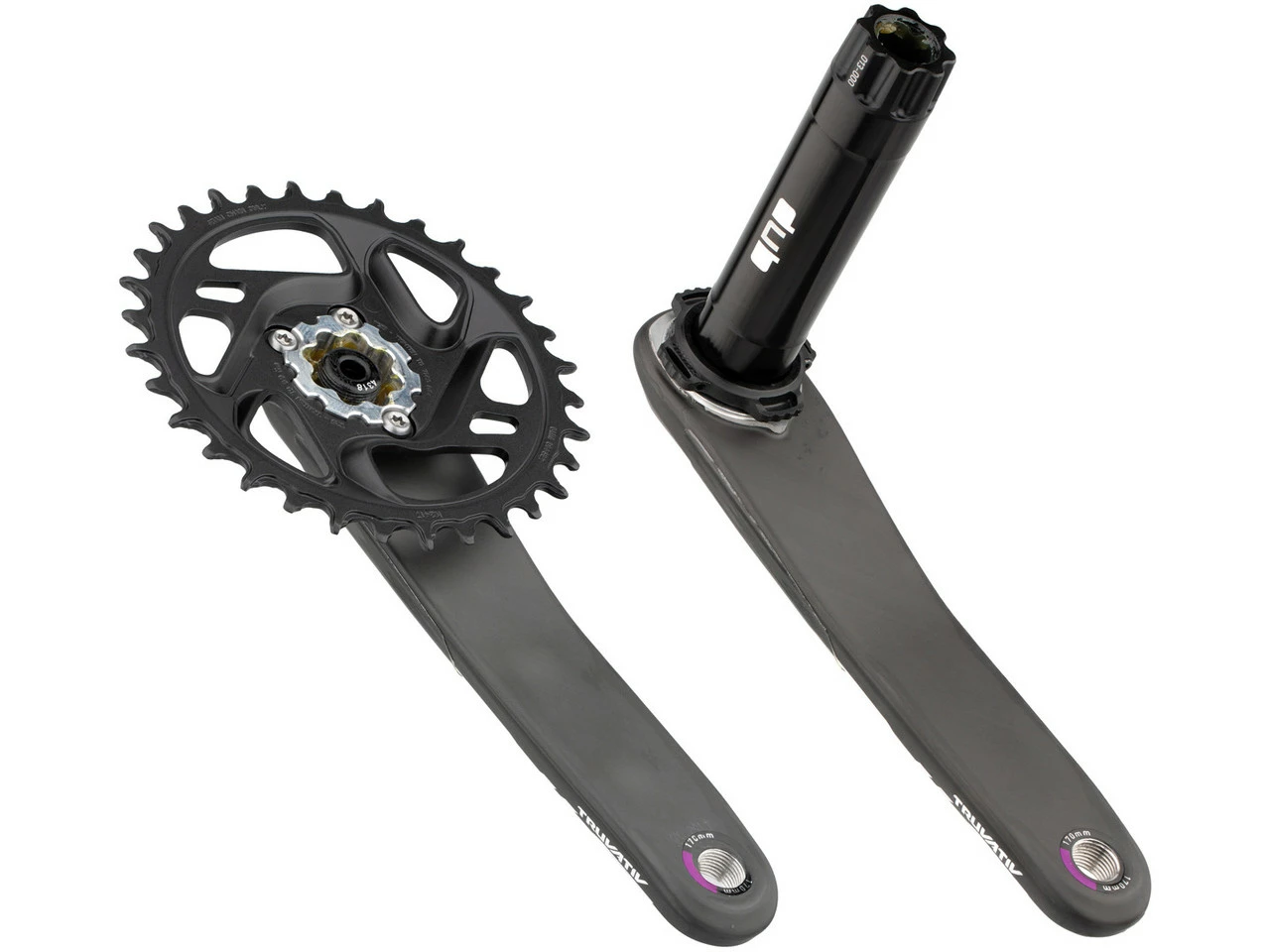 TRUVATIV Stylo Carbon Eagle Direct Mount DUB 12-fach Kurbelgarnitur - Leichtbau-Kurbel für MTB – Bild 3