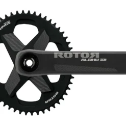 Rotor ALDHU 3D+ 1-fach Kurbelgarnitur Direct Mount mit Q-Rings - Hochleistungs-Kurbeln für optimale Kraftübertragung