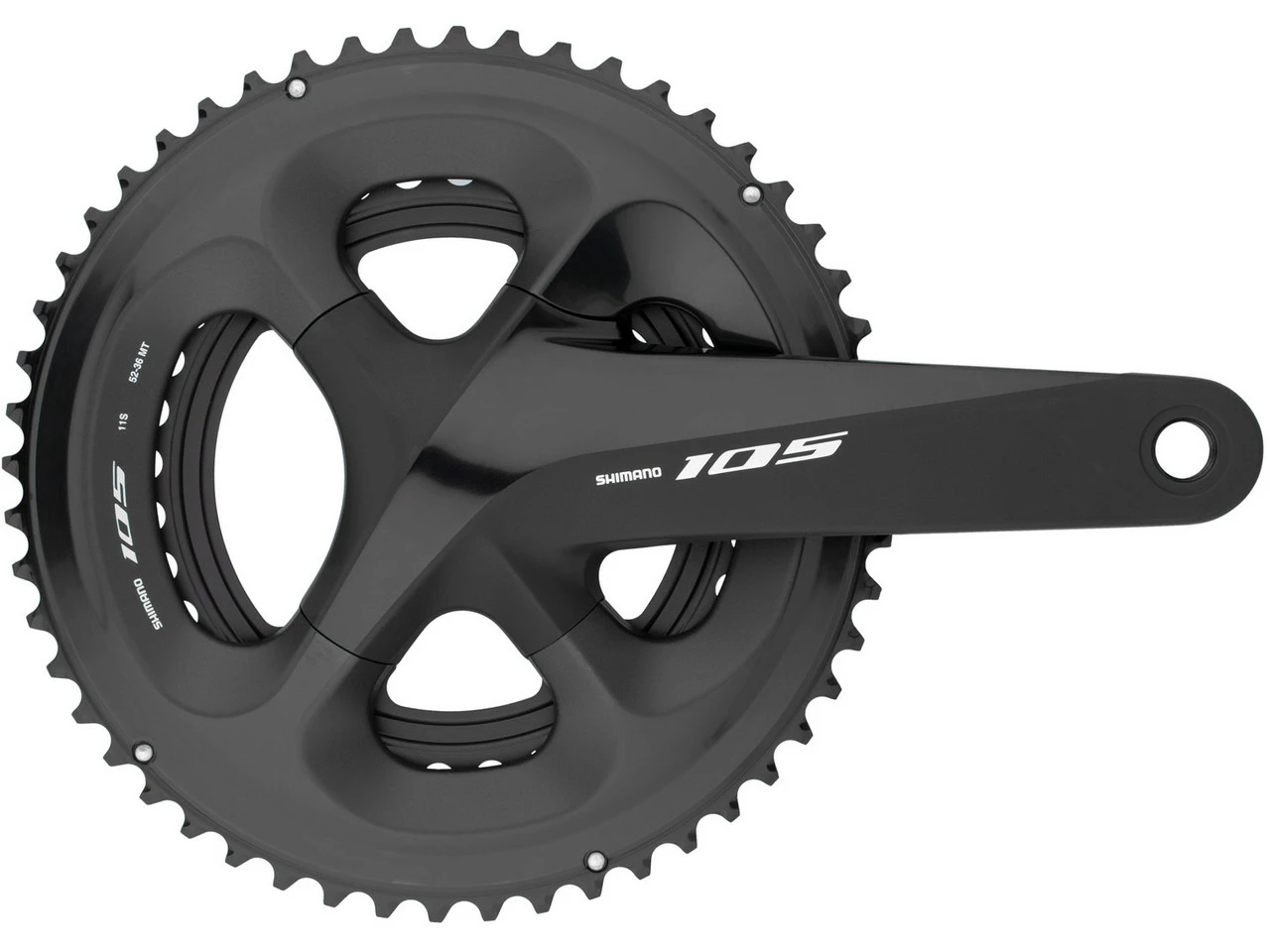 Shimano 105 FC-R7000 Kurbelgarnitur - Hollowtech II Technologie | Hochwertige Kurbeln für Rennräder – Bild 5