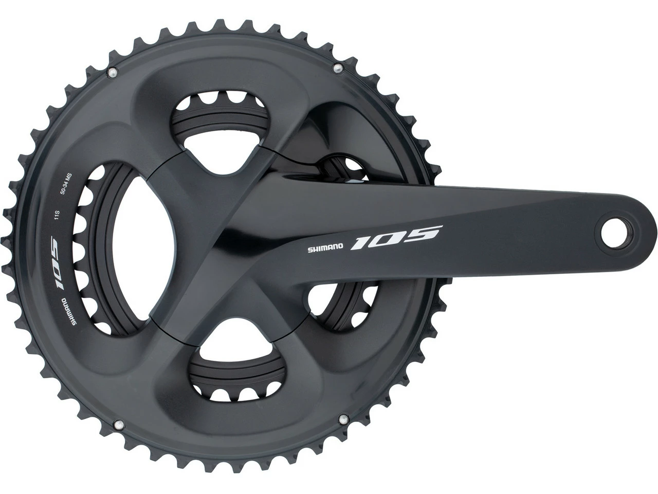 Shimano 105 FC-R7000 Kurbelgarnitur - Hollowtech II Technologie | Hochwertige Kurbeln für Rennräder – Bild 6