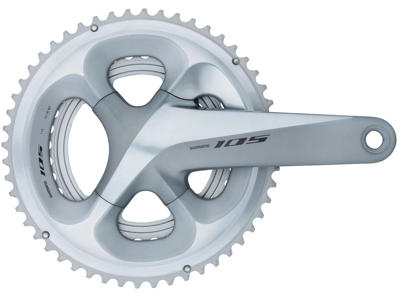 Shimano 105 FC-R7000 Kurbelgarnitur - Hollowtech II Technologie | Hochwertige Kurbeln für Rennräder – Bild 8