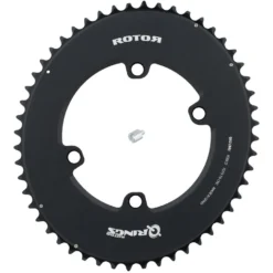 Rotor Aero 2X Kettenblatt, 4-Arm, Q-Rings, 110 Mm Lochkreis, Spider Mount | Hochwertiges Kettenblatt für professionelle Radfahrer