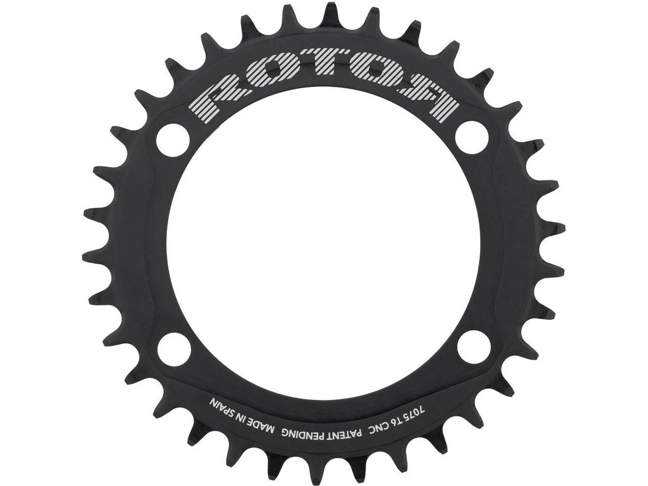 Rotor MTB 1X Kettenblatt, 4-Arm, NoQ, 110 mm Lochkreis, Spider Mount - Hochwertiges Kettenblatt für Mountainbikes