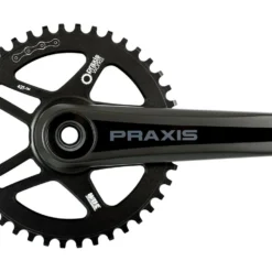 Praxis Works Zayante Carbon M30 DM Road 1-fach Kurbelgarnitur - Hochwertige Kurbeln für Rennräder