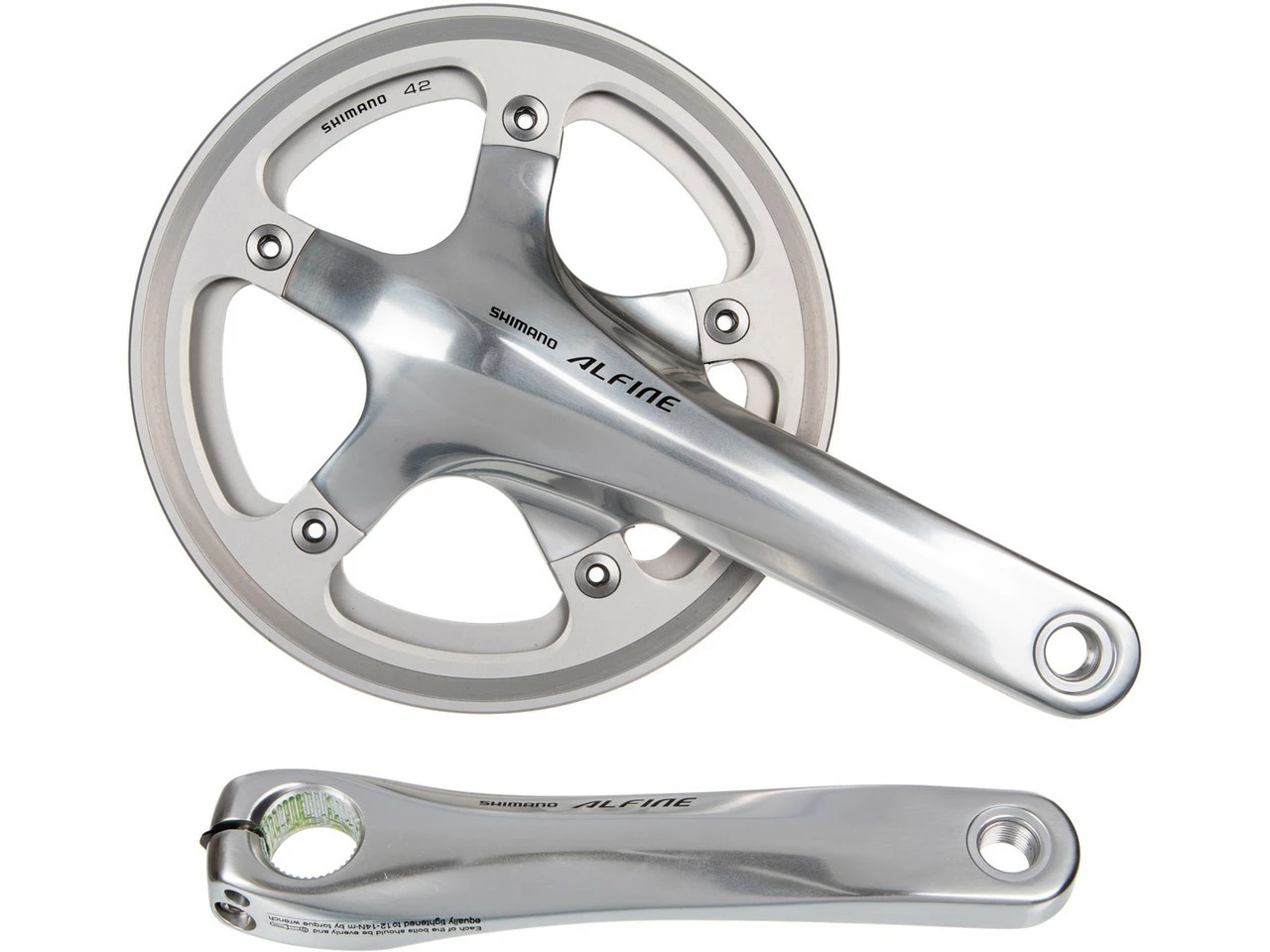 Shimano Alfine Kurbelgarnitur FC-S501 Mit Doppeltem KSR - Hochwertige Kurbeln für Fahrräder – Bild 2