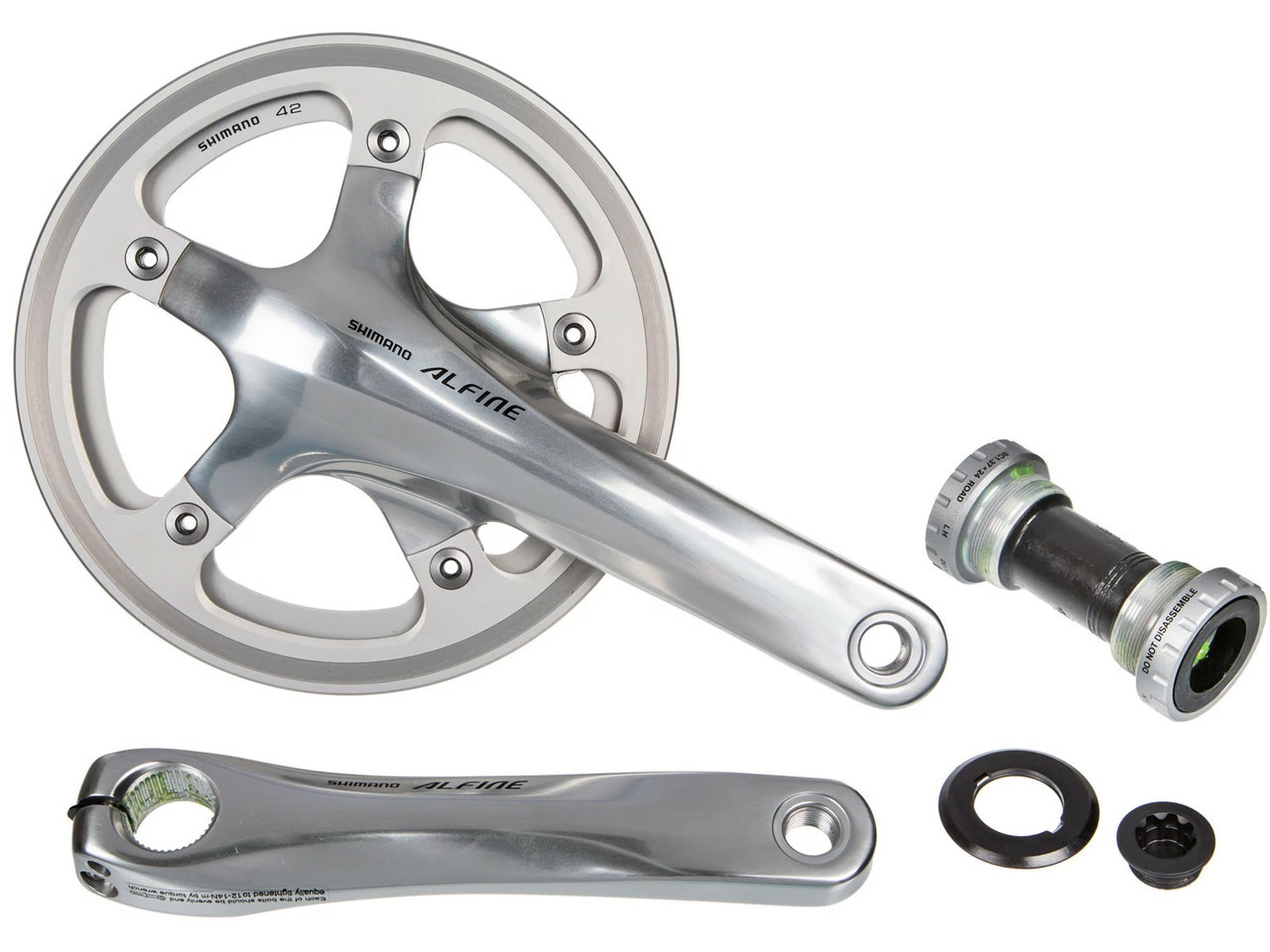 Shimano Alfine Kurbelgarnitur FC-S501 Mit Doppeltem KSR - Hochwertige Kurbeln für Fahrräder – Bild 5