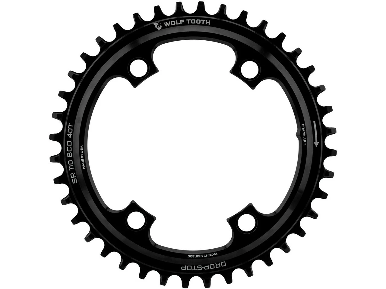 Wolf Tooth Components 110 BCD Asymmetrisches 4-Arm Kettenblatt Für SRAM – Hochwertige Kettenblätter für optimale Performance – Bild 5