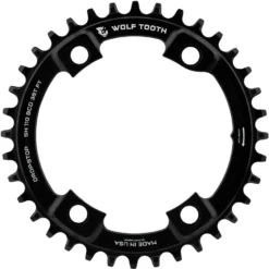 Wolf Tooth Components 110 BCD Asymmetrisches 4-Arm Kettenblatt für Shimano - Hochwertige Kettenblätter für optimale Fahrradleistung