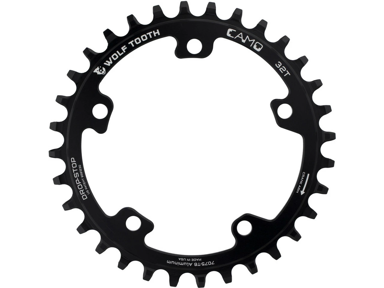 Wolf Tooth Components CAMO Aluminium Rund Kettenblatt - Hochwertiges Kettenblatt für optimale Leistung