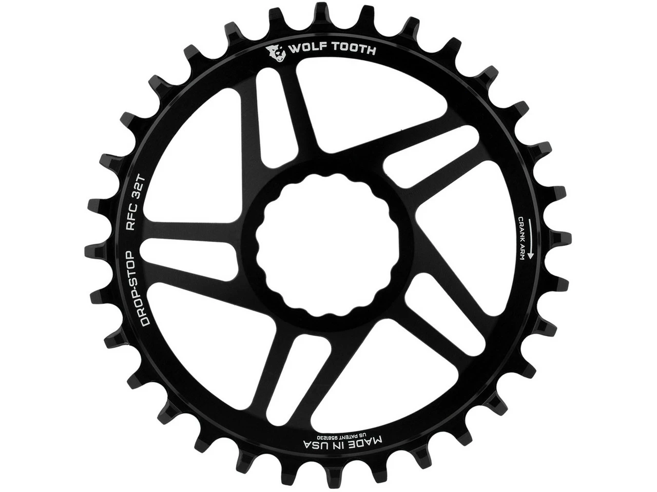 Wolf Tooth Components Direct Mount Kettenblatt für Race Face Cinch – Hochwertiges Kettenblatt für optimale Kraftübertragung