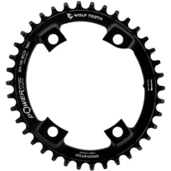 Wolf Tooth Components Elliptical 110 BCD Asymmetric 4-Arm Kettenblatt für Shimano | Hochleistungs-Kettenblatt