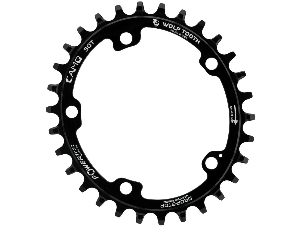 Wolf Tooth Components CAMO Aluminium Elliptical Kettenblatt – Präzision & Langlebigkeit