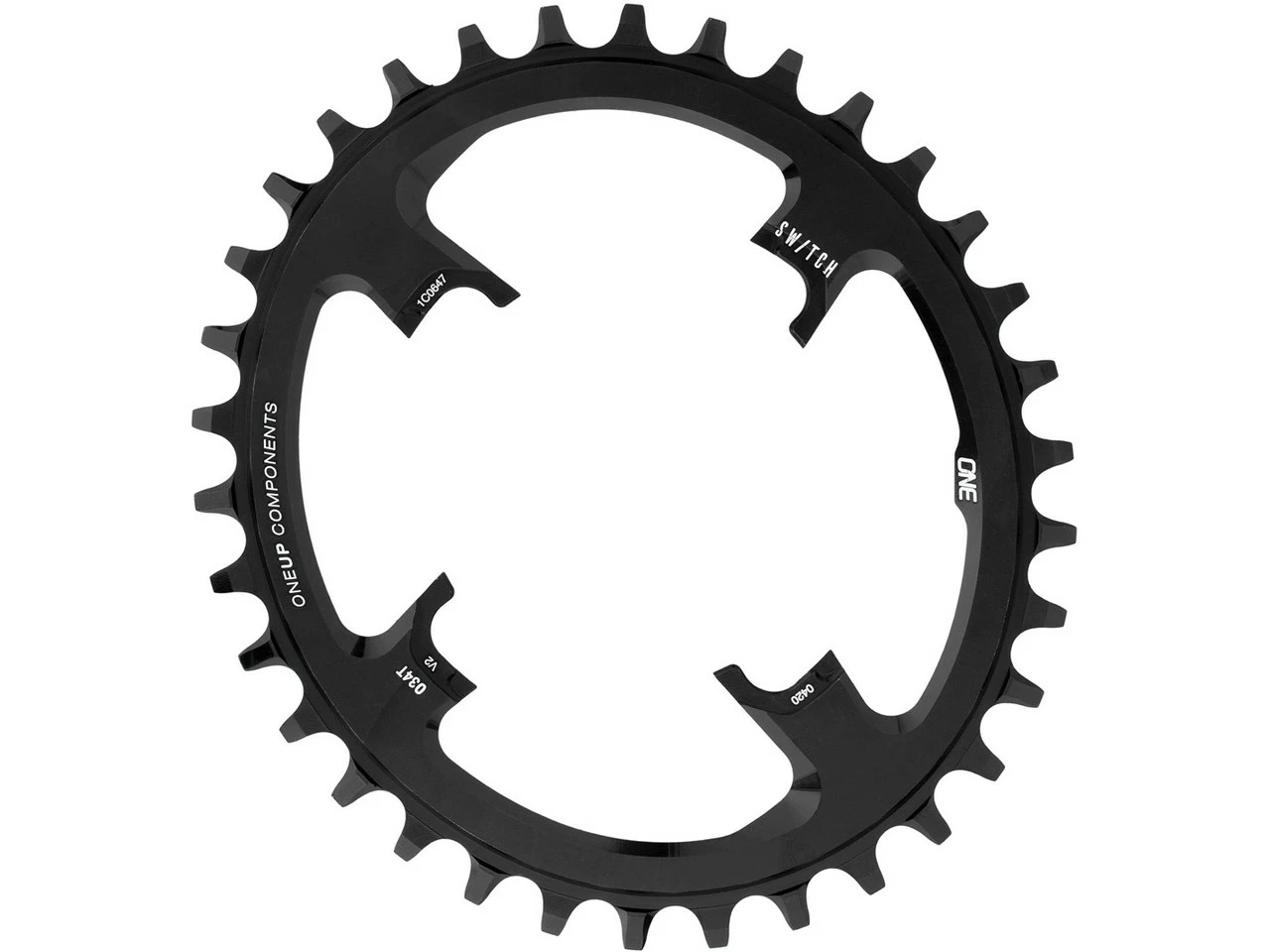 OneUp Components Ovales Switch V2 Kettenblatt - Hochwertiges Kettenblatt für optimale Leistung – Bild 3