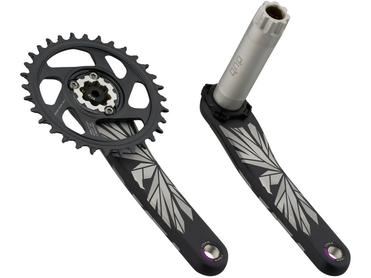 SRAM X01 Eagle Boost DUB DM 12-fach Carbon Kurbelgarnitur – Hochleistungs-Kurbel für MTB – Bild 7