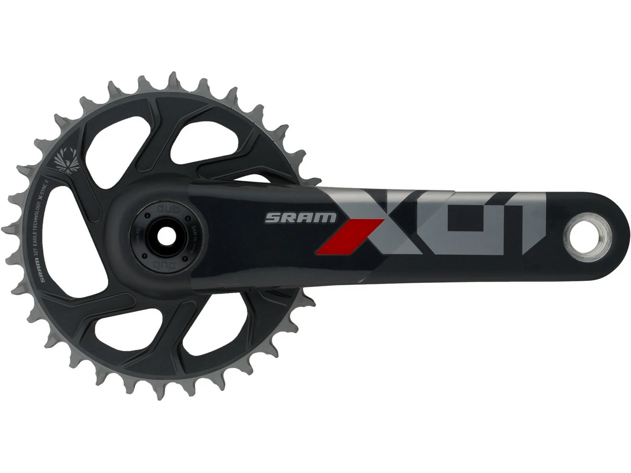 SRAM X01 Eagle SuperBoost+ DUB DM 12-fach Carbon Kurbelgarnitur - Leichtbau-Kurbeln für MTB