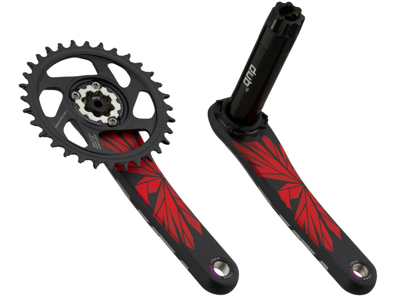SRAM X01 Eagle SuperBoost+ DUB DM 12-fach Carbon Kurbelgarnitur - Leichtbau-Kurbeln für MTB – Bild 3