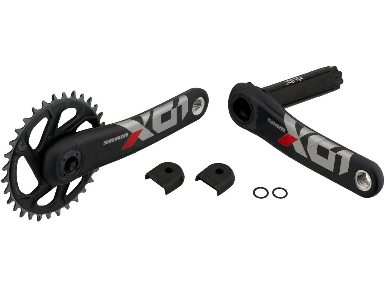 SRAM X01 Eagle SuperBoost+ DUB DM 12-fach Carbon Kurbelgarnitur - Leichtbau-Kurbeln für MTB – Bild 4