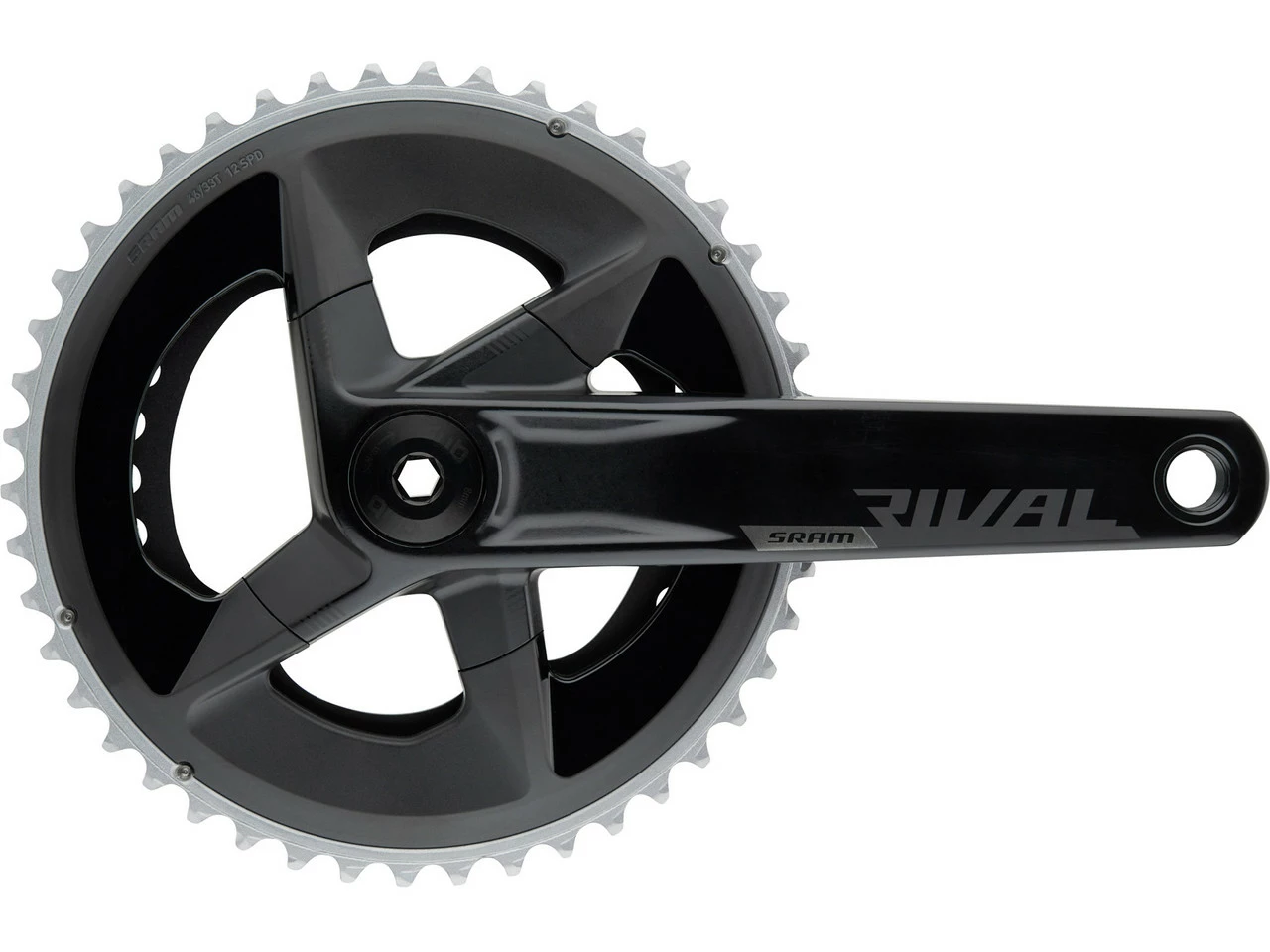 SRAM Rival DUB 2x12-fach Kurbelgarnitur - Hochwertige Kurbeln für optimale Fahrleistung