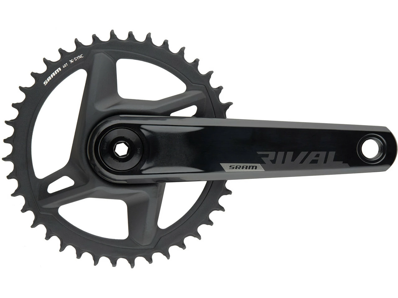 SRAM Rival 1 Wide DUB 1x12 Kurbelgarnitur - Hochwertige Kurbel für MTB und Gravel