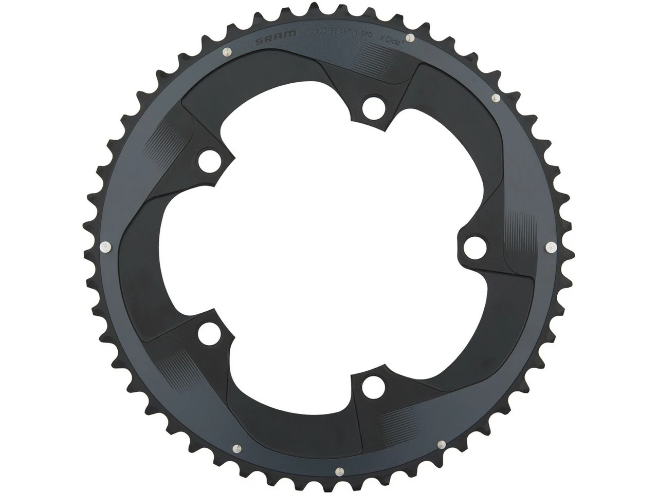 SRAM Force 22 X-Glide Yaw Kettenblatt, 5-Arm, 130 mm Lochkreis