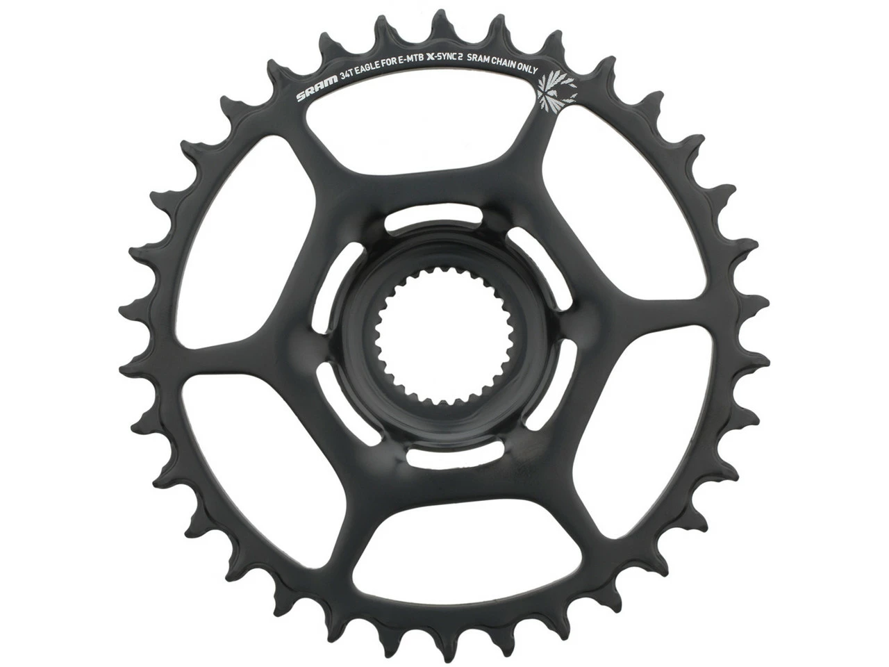 SRAM Kettenblatt X-Sync 2 Eagle Direct Mount Boost für Bosch Gen4 - Hochwertiges Kettenblatt für E-MTBs