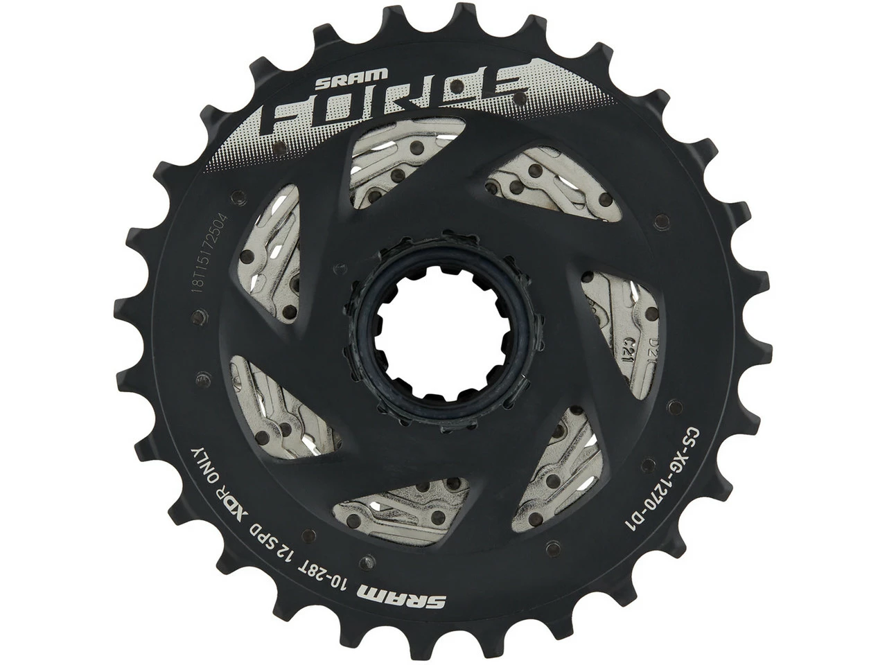 SRAM XG-1270 12-fach Kassette Für Force - Hochwertige Fahrradkassette für präzises Schalten – Bild 2