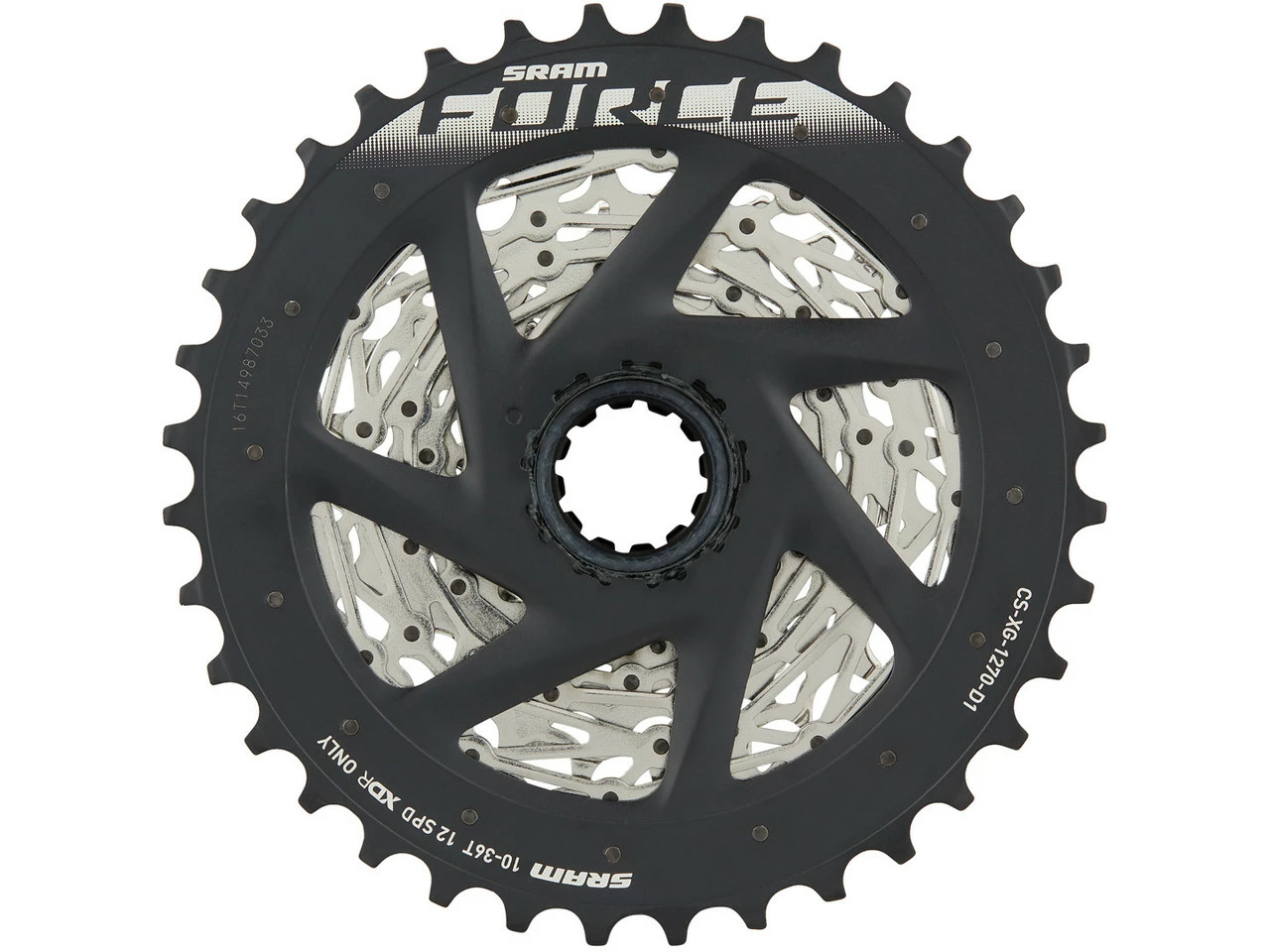 SRAM XG-1270 12-fach Kassette Für Force - Hochwertige Fahrradkassette für präzises Schalten – Bild 6