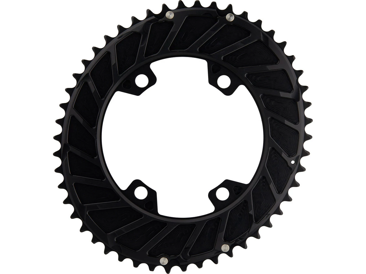 Rotor SRAM Force AXS 2X Kettenblatt, 4-Arm, Q-Ring, 107 mm Lochkreis - Hochwertiges Kettenblatt für optimale Leistung – Bild 6