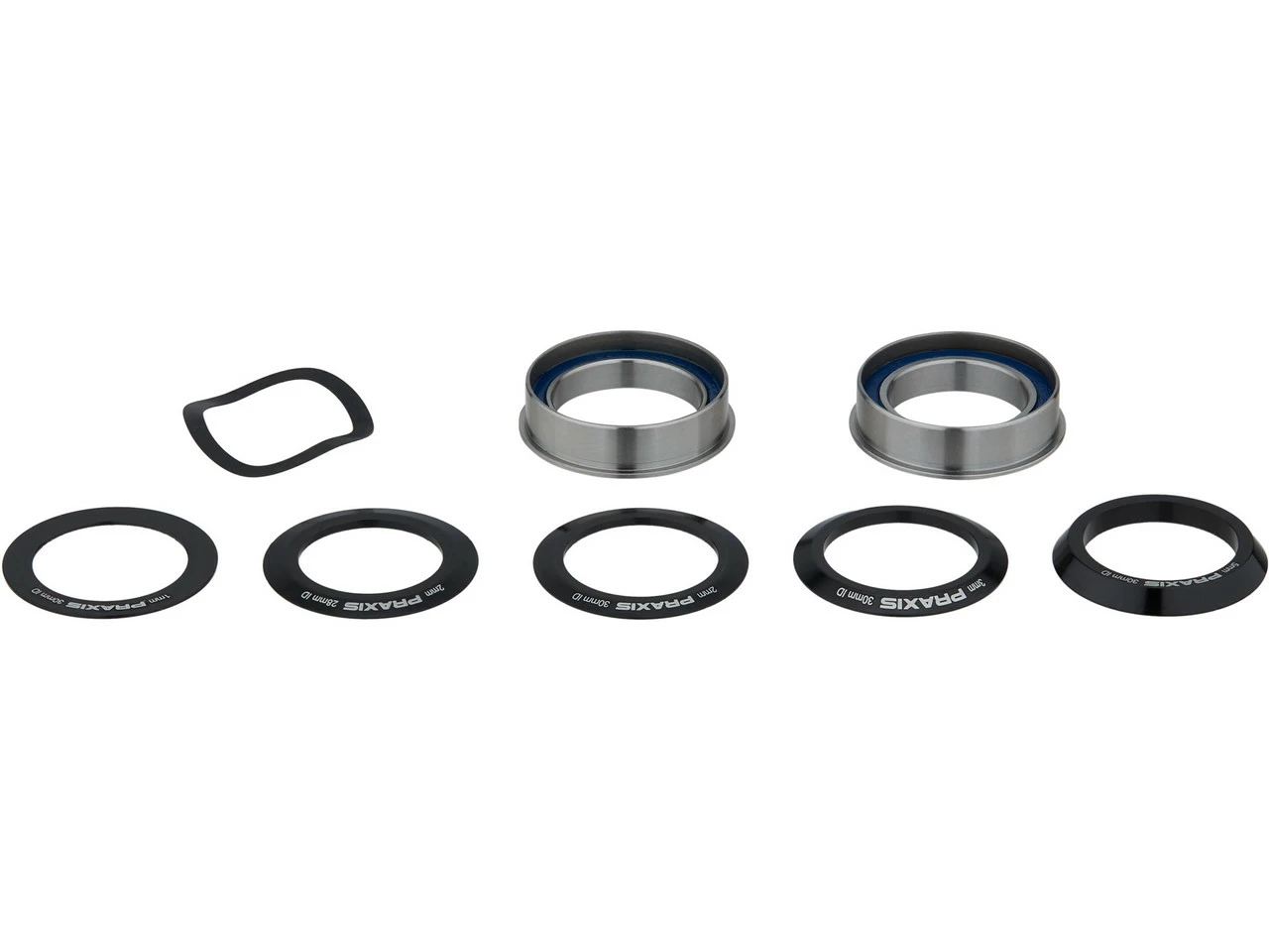 Praxis Works M30 BB86 / BB90 / BB92 / DH 104,5 / DH 107 Innenlager – Hochwertiges Tretlager für Rennräder und MTB – Bild 3