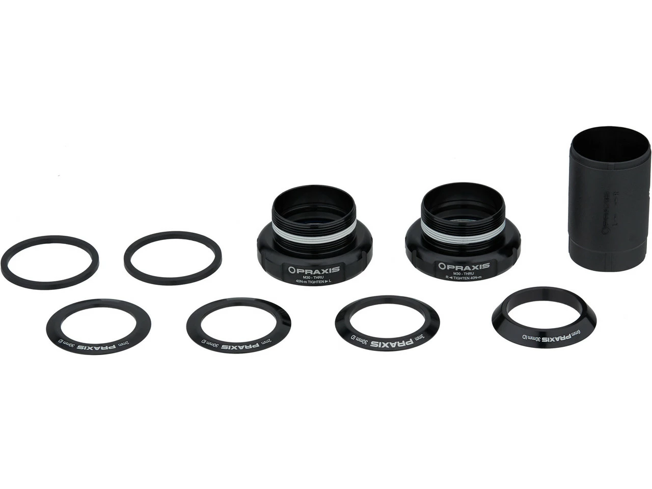 Praxis Works M30 THRU BSA Innenlager – Hochwertiges Innenlager für optimale Leistung – Bild 4