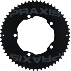 Praxis Works Time Trial Kettenblatt-Set, 5-Arm, 130 mm Lochkreis – Hochwertige Kettenblätter für Rennräder