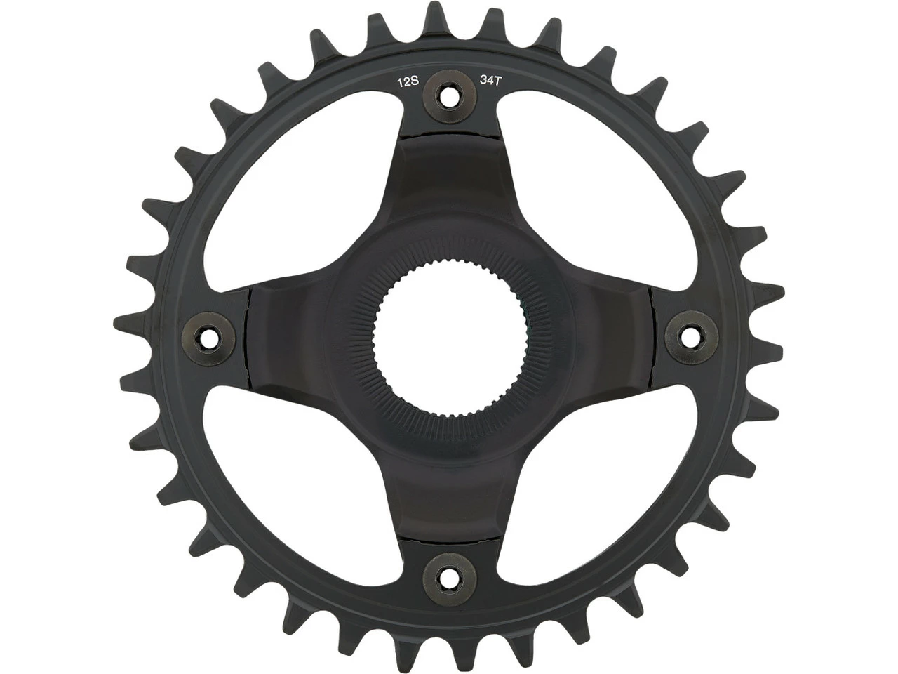 Shimano STEPS Kettenblatt FC-E8000 12-fach 53 mm Kettenlinie (SM-CRE80-12-B) - High-Performance Kettenblatt für E-Bikes