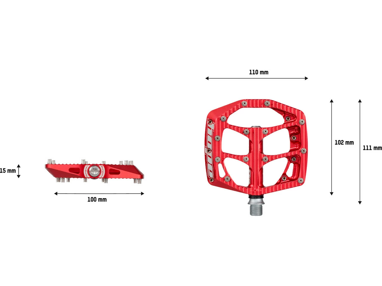 HOPE F20 Plattformpedale - Hochwertige MTB Pedale für maximale Leistung und Halt – Bild 4
