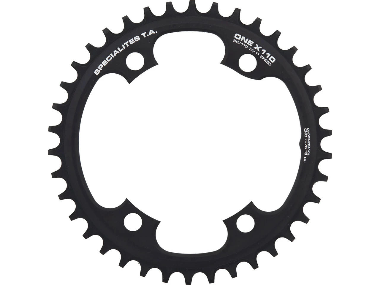 TA Kettenblatt ONE X110, 4-Arm, 110 mm Lochkreis - Hochwertiges Kettenblatt für optimale Leistung – Bild 3
