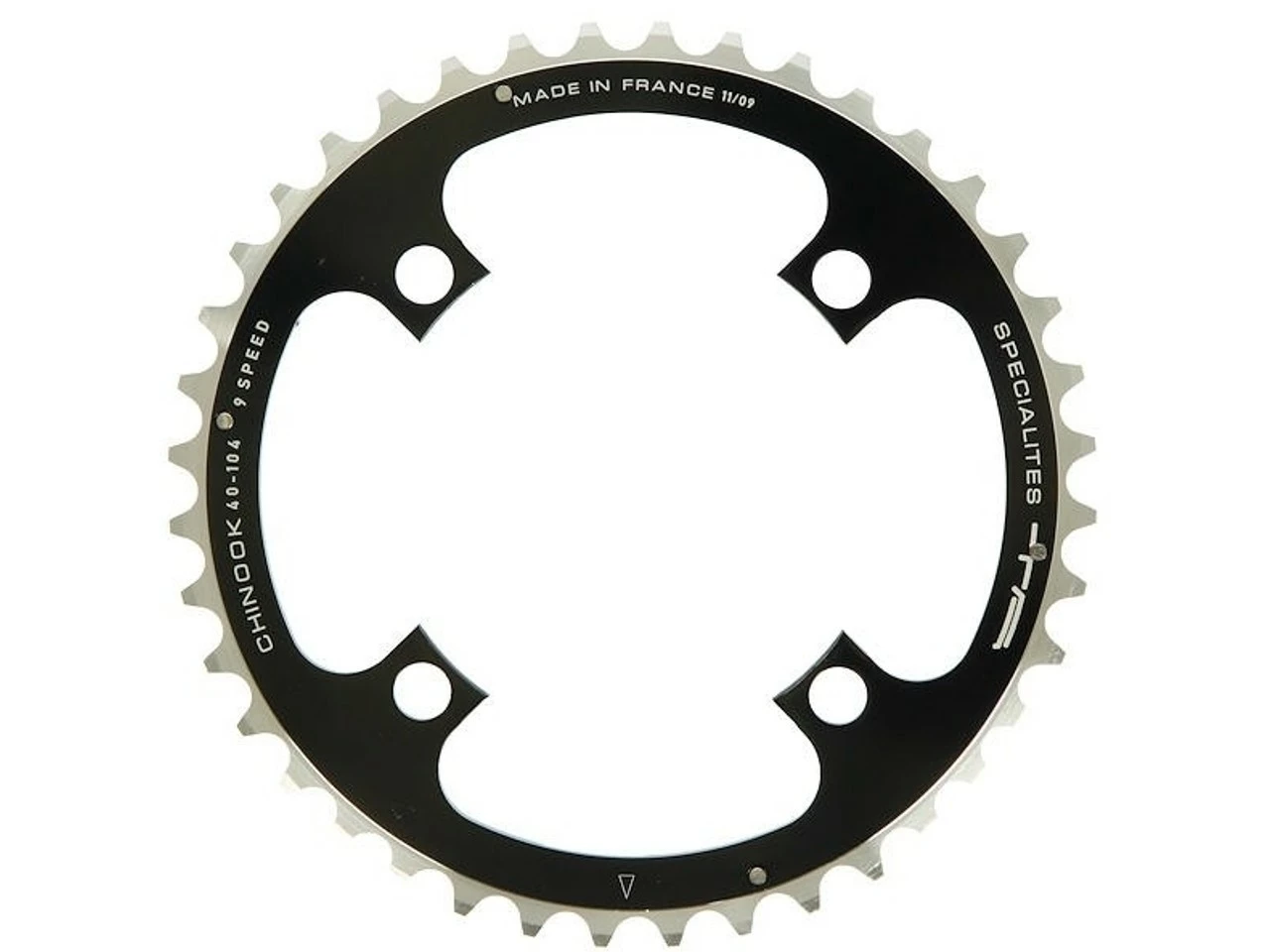 TA Kettenblatt Chinook, 4-Arm, Mitte, 104 mm Lochkreis - Hochwertiges Kettenblatt für optimale Fahrradleistung