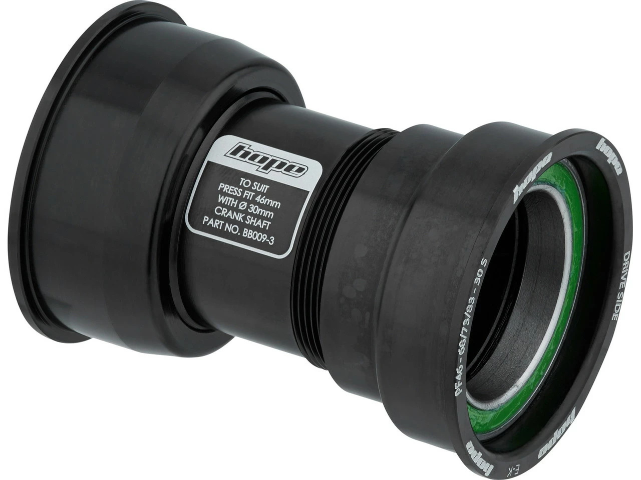 HOPE Edelstahl Pressfit Innenlager 46 x 30 mm - Präzision und Langlebigkeit für Ihr Fahrrad