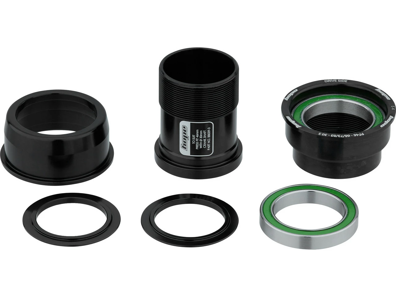 HOPE Edelstahl Pressfit Innenlager 46 x 30 mm - Präzision und Langlebigkeit für Ihr Fahrrad – Bild 4