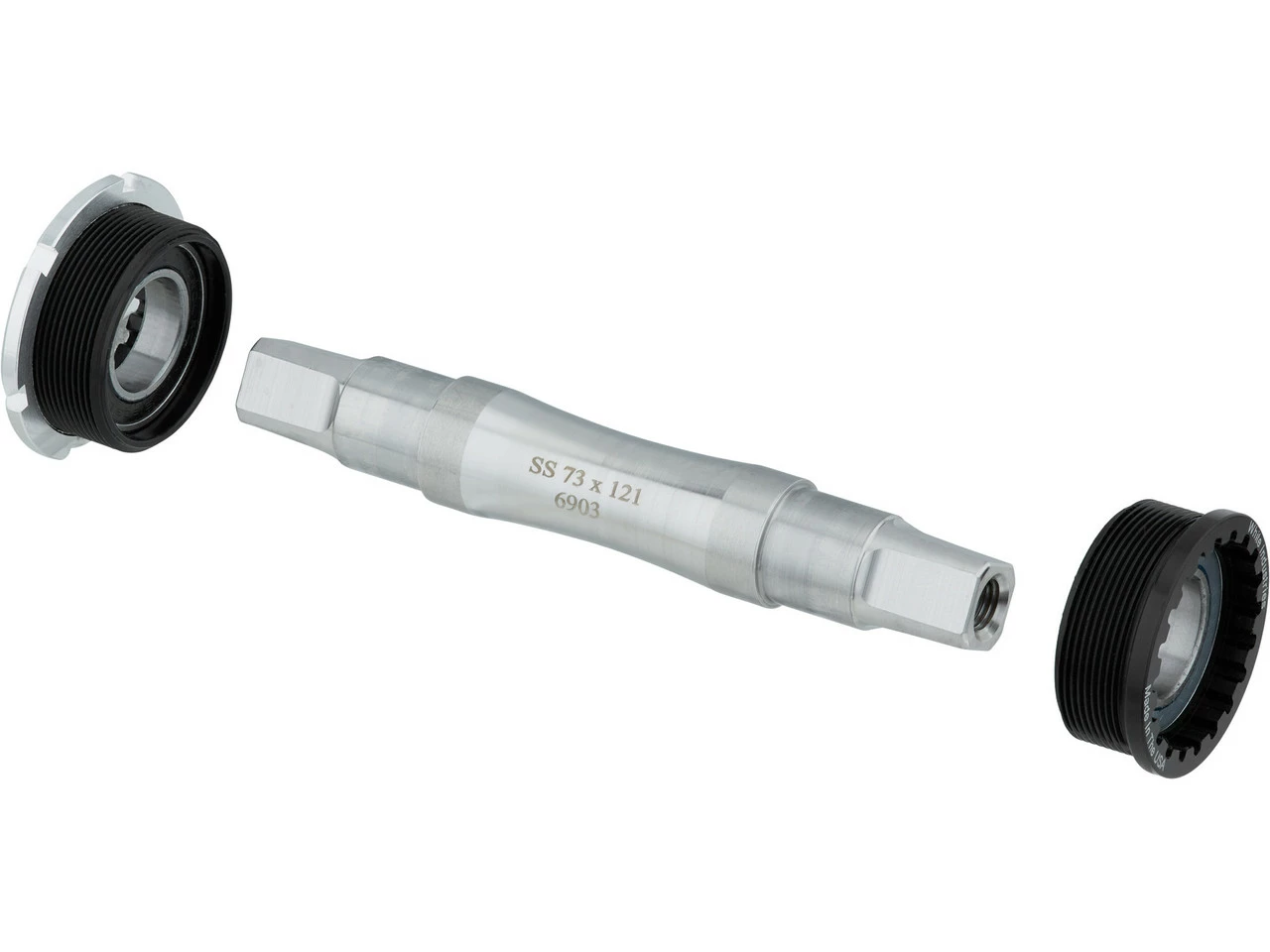 White Industries Edelstahl Innenlager Vierkant – Hochwertiges Innenlager für optimale Fahrradleistung – Bild 2